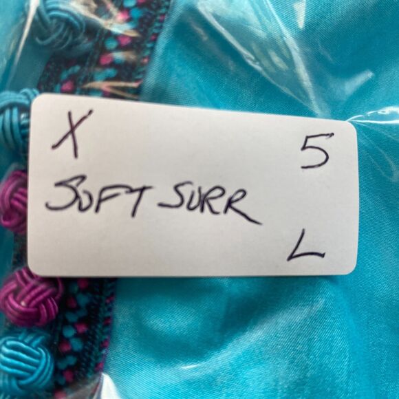 Soft Surroundings Silk Tunic Top Large Women Tie Dye Curacao Oversize Flowy Boho - Picture 13 of 13